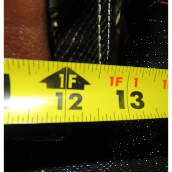 COACH 2005 Daphne Woven Straw Canvas Snakeskin Trim Leather Multi Turnlock Bag - Picture 12 of 13